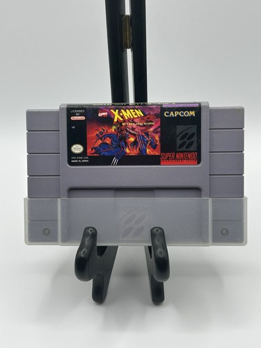 Close-up photo of a Super Nintendo cartridge used for authenticity checks